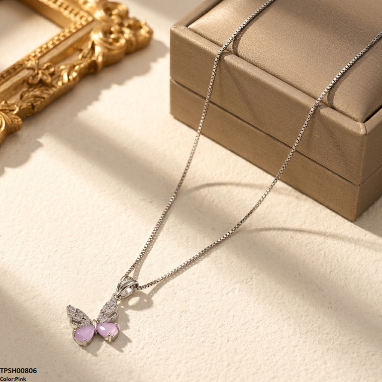 TPSH00806 MSJ Butterfly Drop Pendant - TPSH