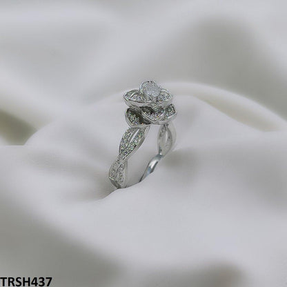 TRSH437 KYC Imp Rose ZIRCON  Ring