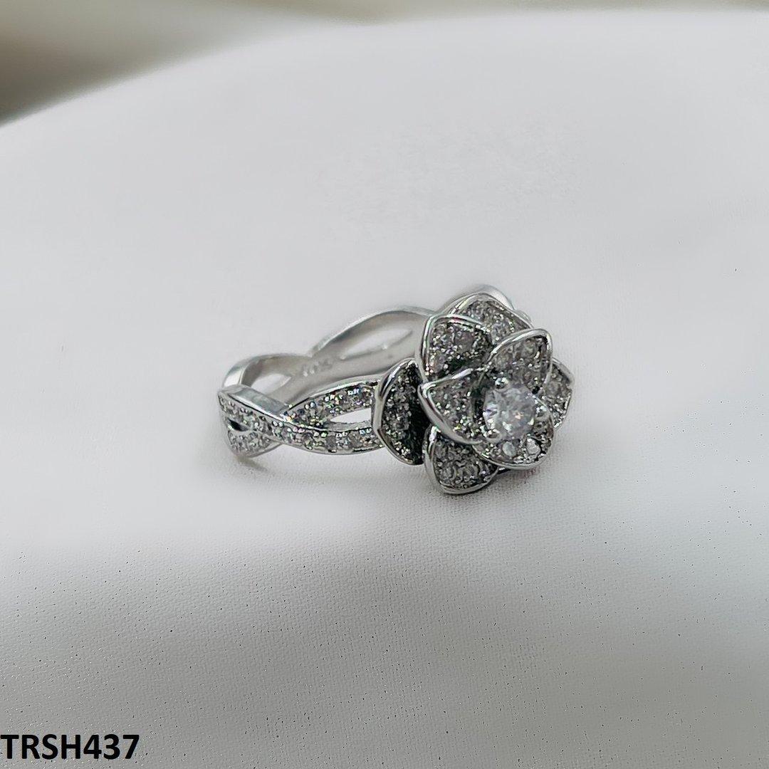 TRSH437 KYC Imp Rose ZIRCON  Ring