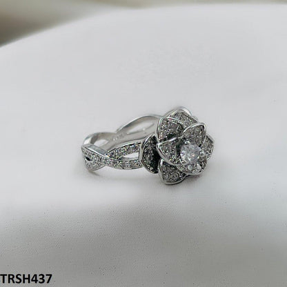 TRSH437 KYC Imp Rose ZIRCON  Ring
