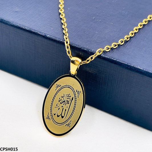 CPSH015 AJX Calligraphy ALLAH Pendant