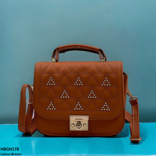 HBGH178 QWZ Mini Embroidery Square Hand Bag