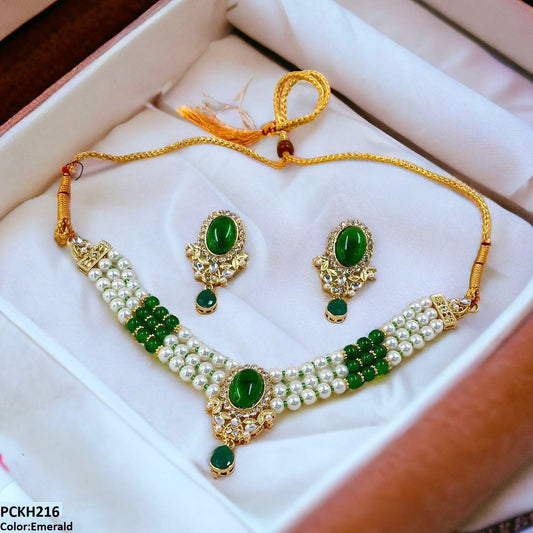 PCKH216 SDQ Oval/Tear Drop Choker Set