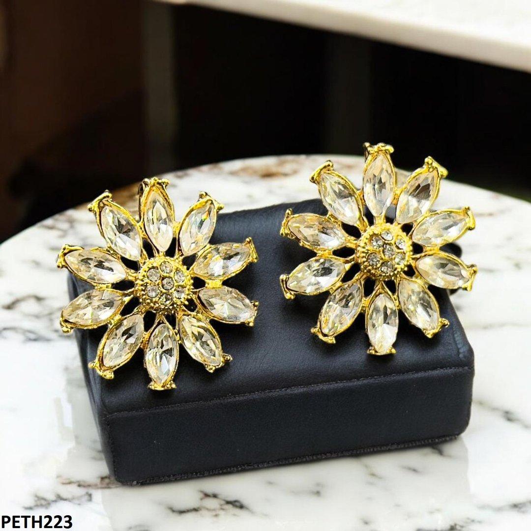 PETH223 FRN Flower Tops Pair