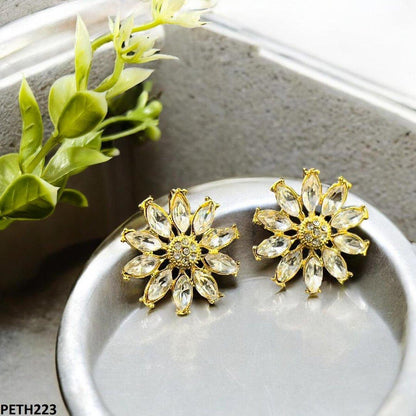 PETH223 FRN Flower Tops Pair