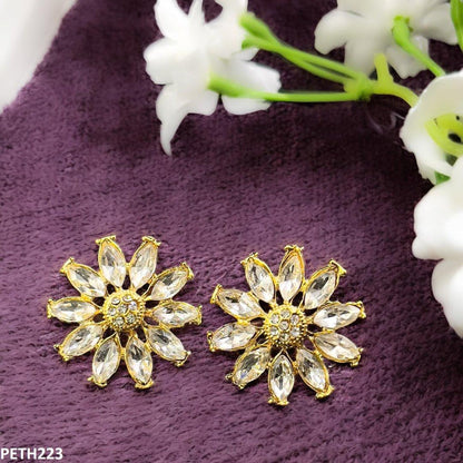 PETH223 FRN Flower Tops Pair