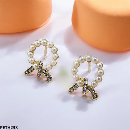 PETH233-SDQ PETH233 SDQ Pearl Round Tops Pair