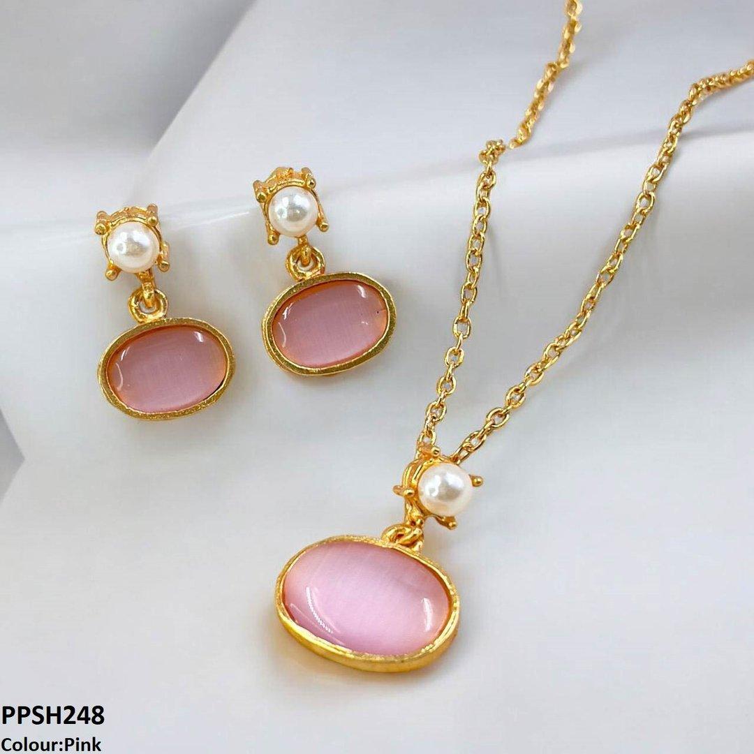 PPSH248 SDQ Oval Pendant Set