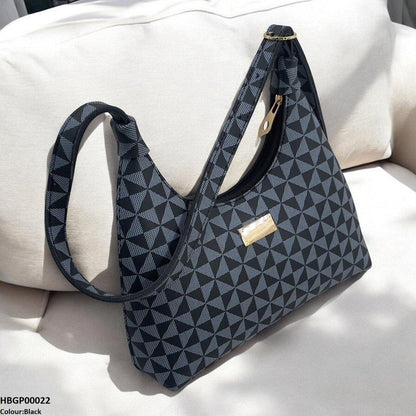 HBGP00022 Patterned Armpit Ladies Hand Bag - HBGP