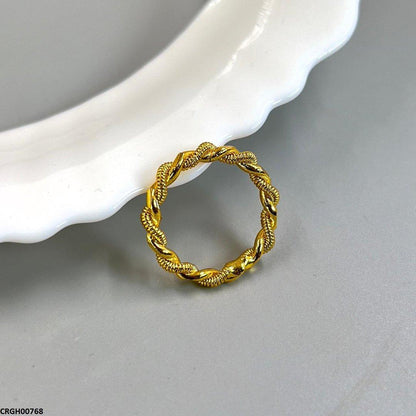 CRGH00768 FRN Twisted Rope Ring - CRGH