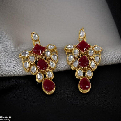PEDH00139 FRN Tear Drop Earrings - PEDH
