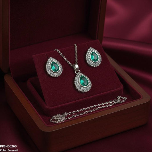 PPSH00260 SDQ Tear Drop Pedant Set - PPSH