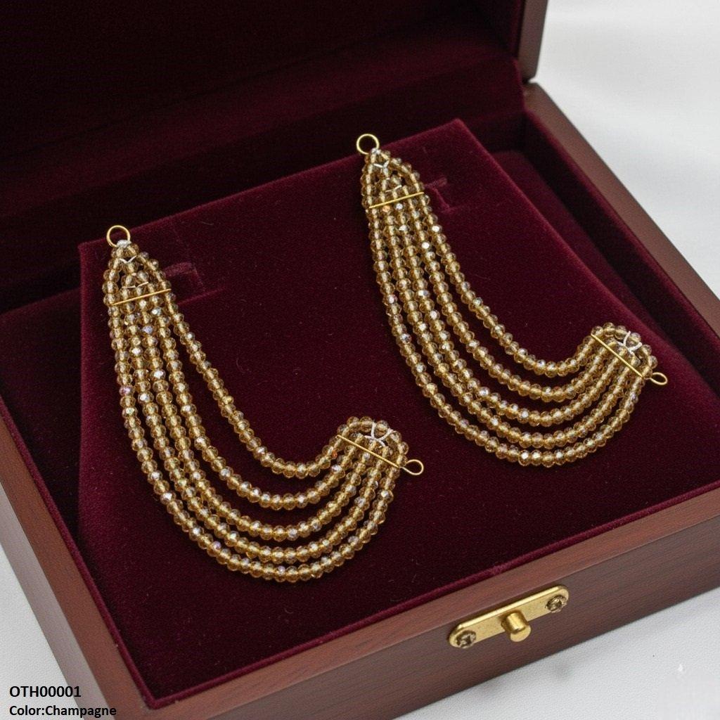 OTH00001  FRN Round Pearl Earring Saharay - OTHH