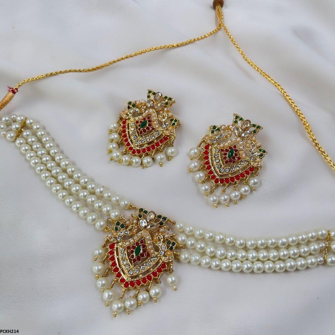 PCKH214 MZM Marquise/Oval Choker Set