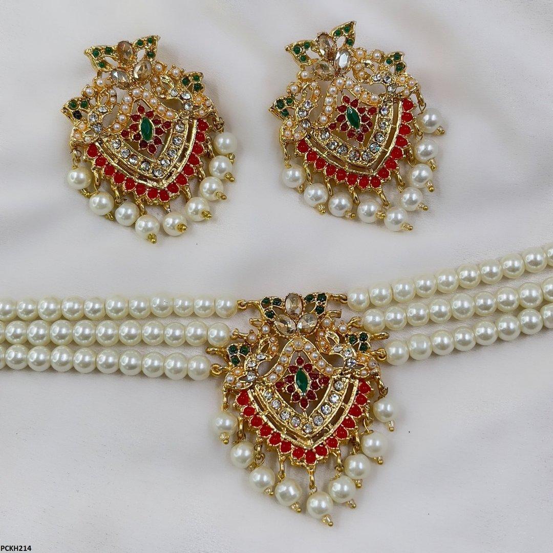 PCKH214 MZM Marquise/Oval Choker Set