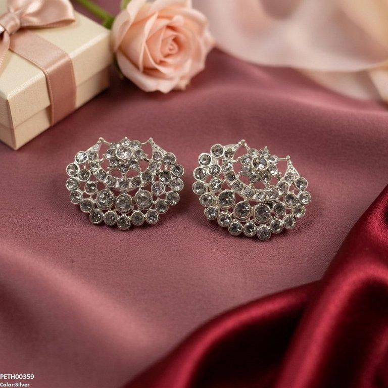 PETH00359 ABD Moon Round Stone Tops Pair - PETH