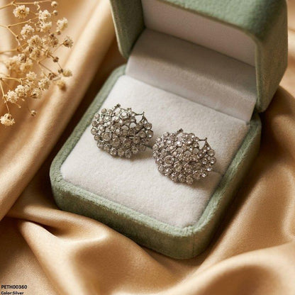 PETH00360  ABD Moon Round Stone Tops Pair - PETH