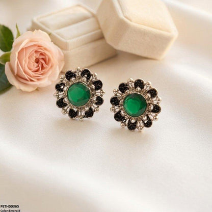PETH00365 ABD Round Stone Tops Pair - PETH