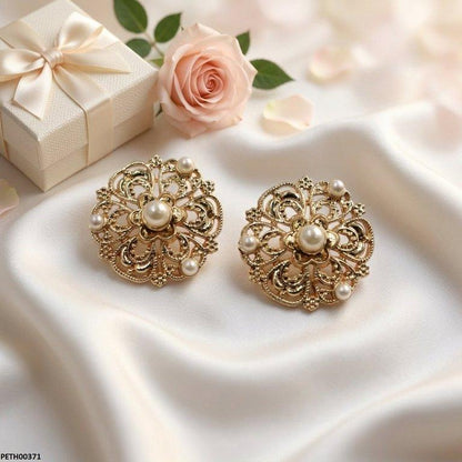 PETH00371  ABD Flower Pearl Tops Pair - PETH