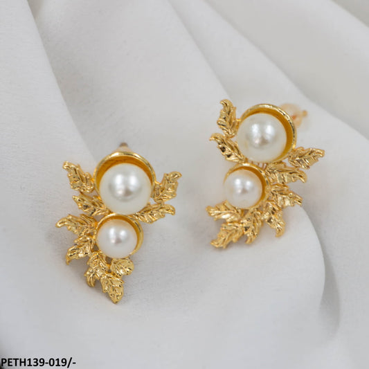 PETH139 SDQ Pearl Leaf Tops Pair