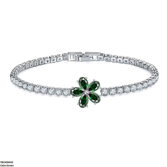 TBCH00443 WKO Flower Hand Bracelet - TBCH