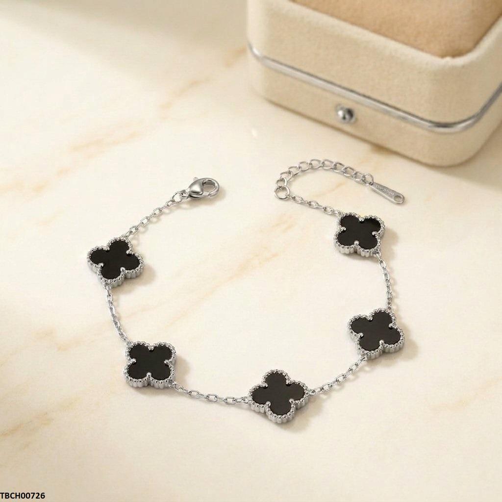 TBCH00726 TNR Flower Stainless Steel Bracelet Adjustable - TBCH