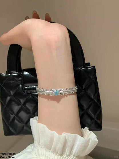 TBRH00439 WNS Oval Stone Bracelet - TBRH
