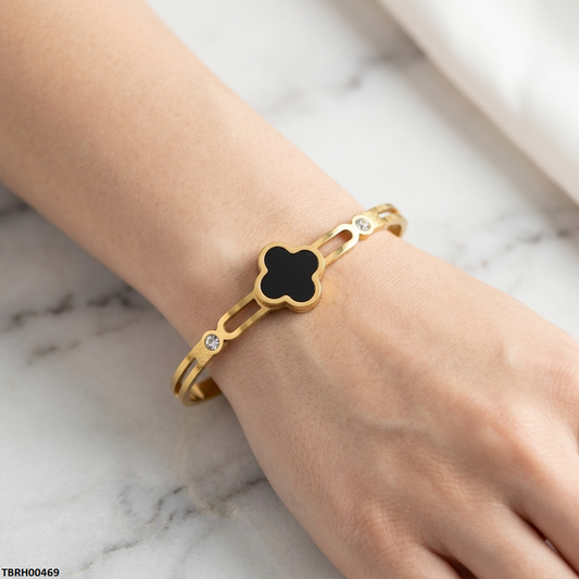 TBRH00469 MSJ Stainless Clover Braclet - TBRH