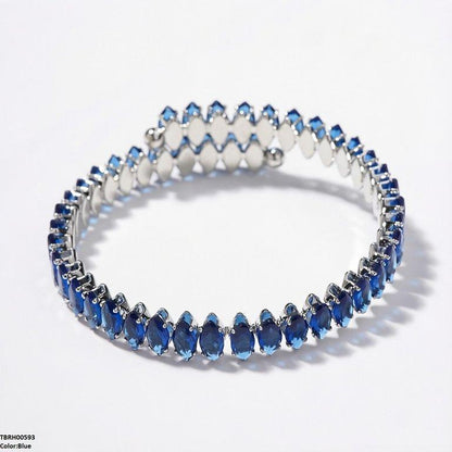 TBRH00593 BYJ Marquise Stone Zircon Bracelet Openable - TBRH