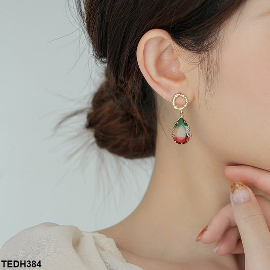 TEDH384 YLE Pear Drop Ear Pair