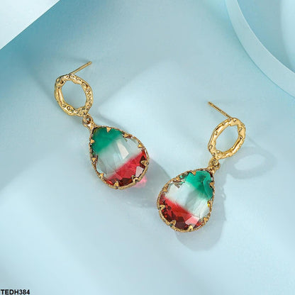 TEDH384 YLE Pear Drop Ear Pair