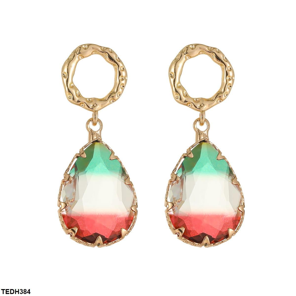 TEDH384 YLE Pear Drop Ear Pair