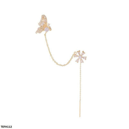TEFH112 SYB Butterfly Ear Cuff Single Left Side Only - CEFH