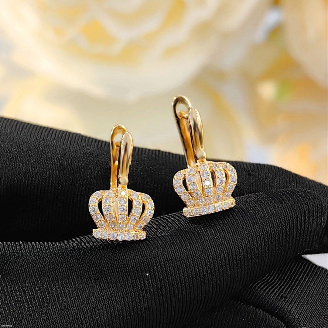 TEHH00428 GWH Crown Hoops Pair - TEHH