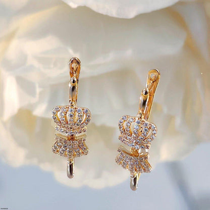 TEHH00428 GWH Crown Hoops Pair - TEHH