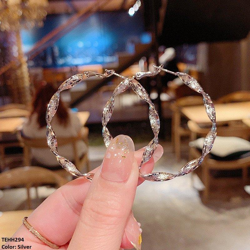 TEHH294 LSH Cerved Hoops Pair
