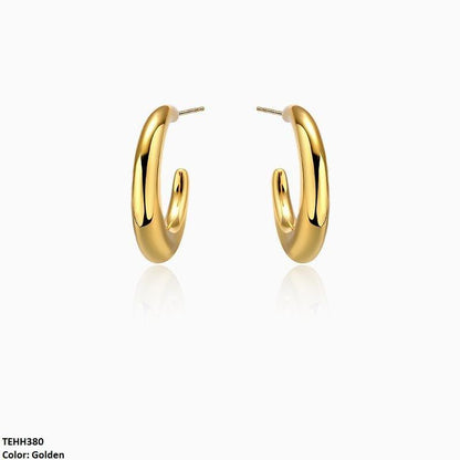 TEHH380 YYE C/Shape Ear Hoops Pair