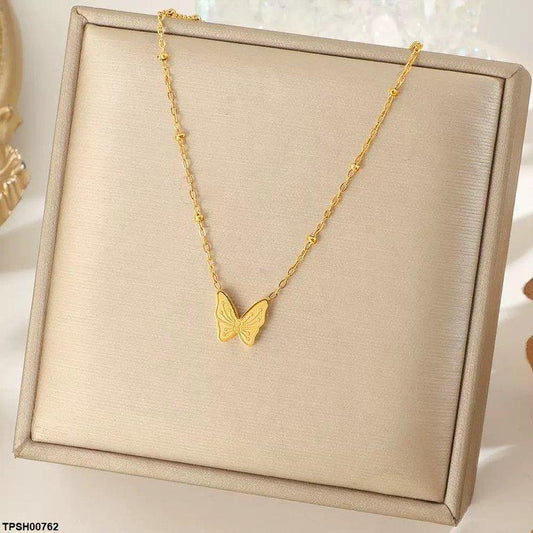 TPSH00762 DGF Stainless Steel Butterfly Pendent - TPSH