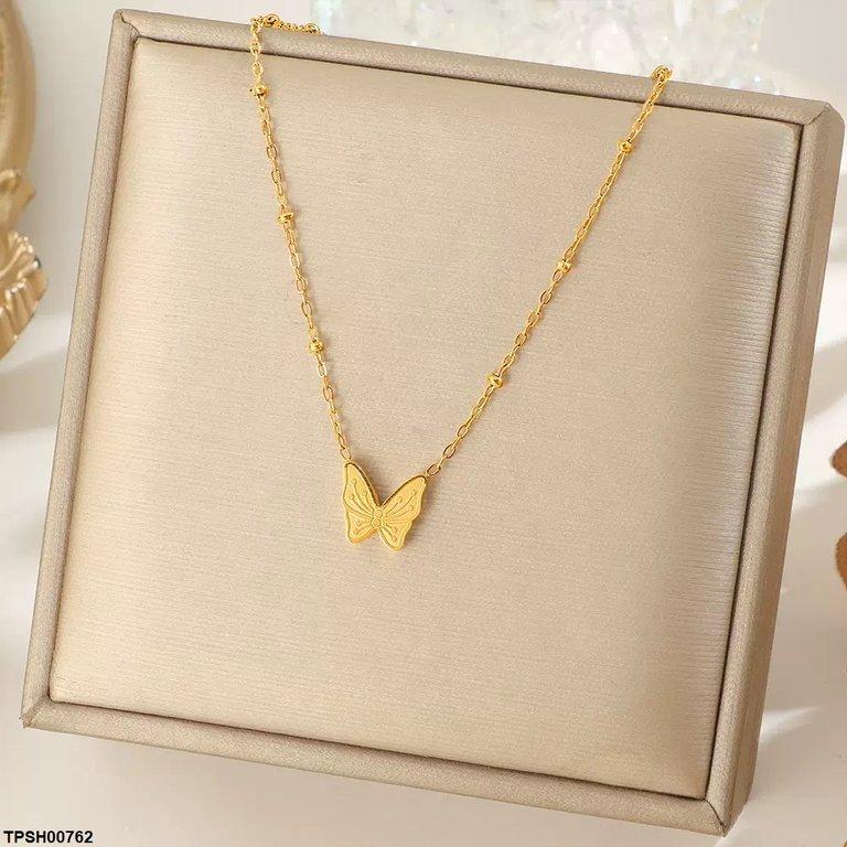 TPSH00762 DGF Stainless Steel Butterfly Pendent - TPSH