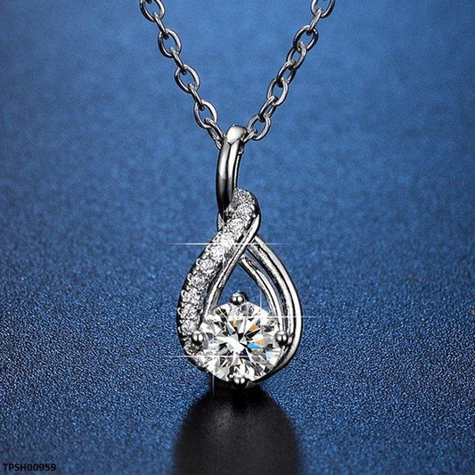 TPSH00959  ZFQ Tear Pendant With Chain - TPSH