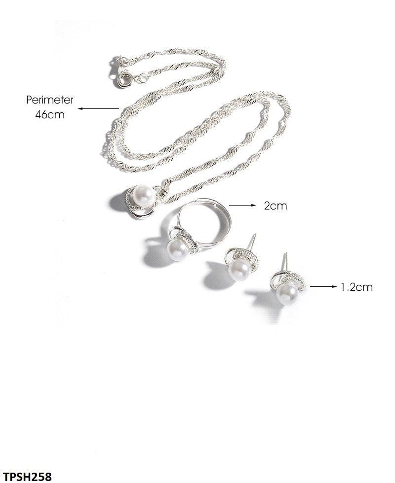 TPSH258 QWN Pearl Pendant Set
