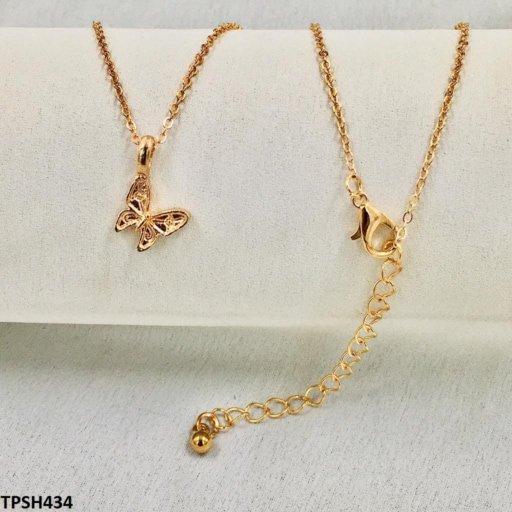 TPSH434 YYE Butterfly Pendent With Chain