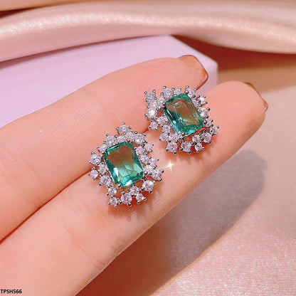 TPSH566 KYC Flower ZIRCON Pendent Set