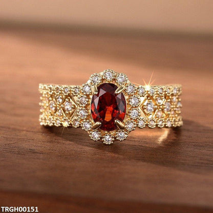 TRGH00151 CSH Oval Stone Ring - TRGH