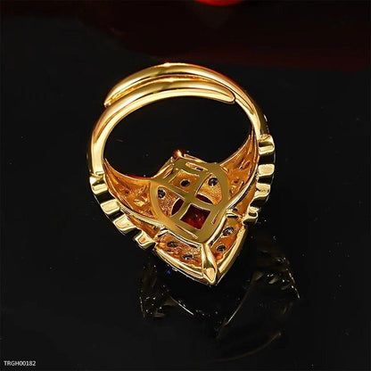 TRGH00182 GWH Oval Blue Sapphire Ring - TRGH