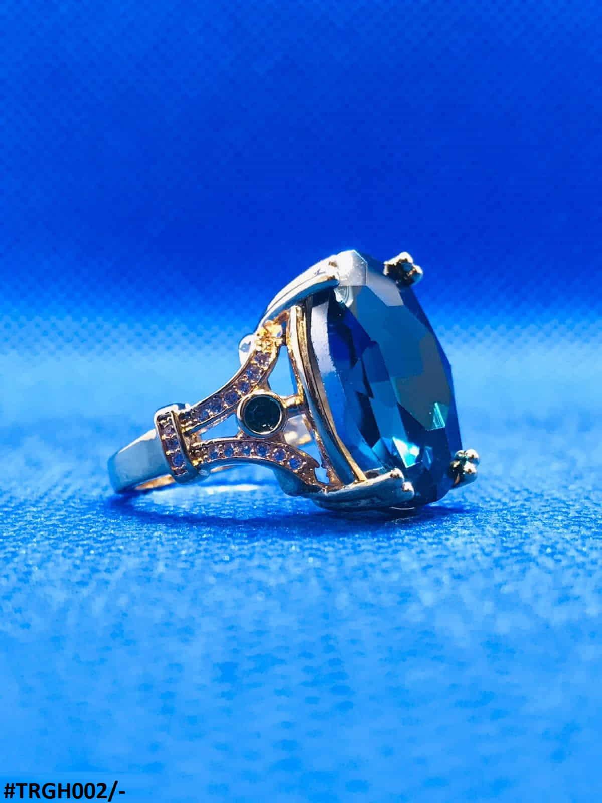 TRGH002 GWH Gold Plated ZIRCON Ring - TRGH