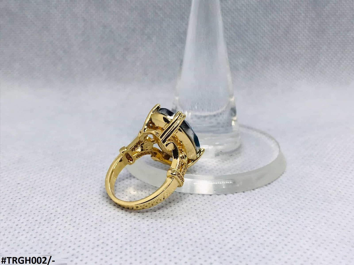TRGH002 GWH Gold Plated ZIRCON Ring - TRGH