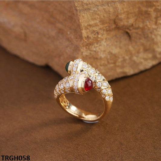 TRGH058 GWH Pond ZIRCON Ring Adjustable