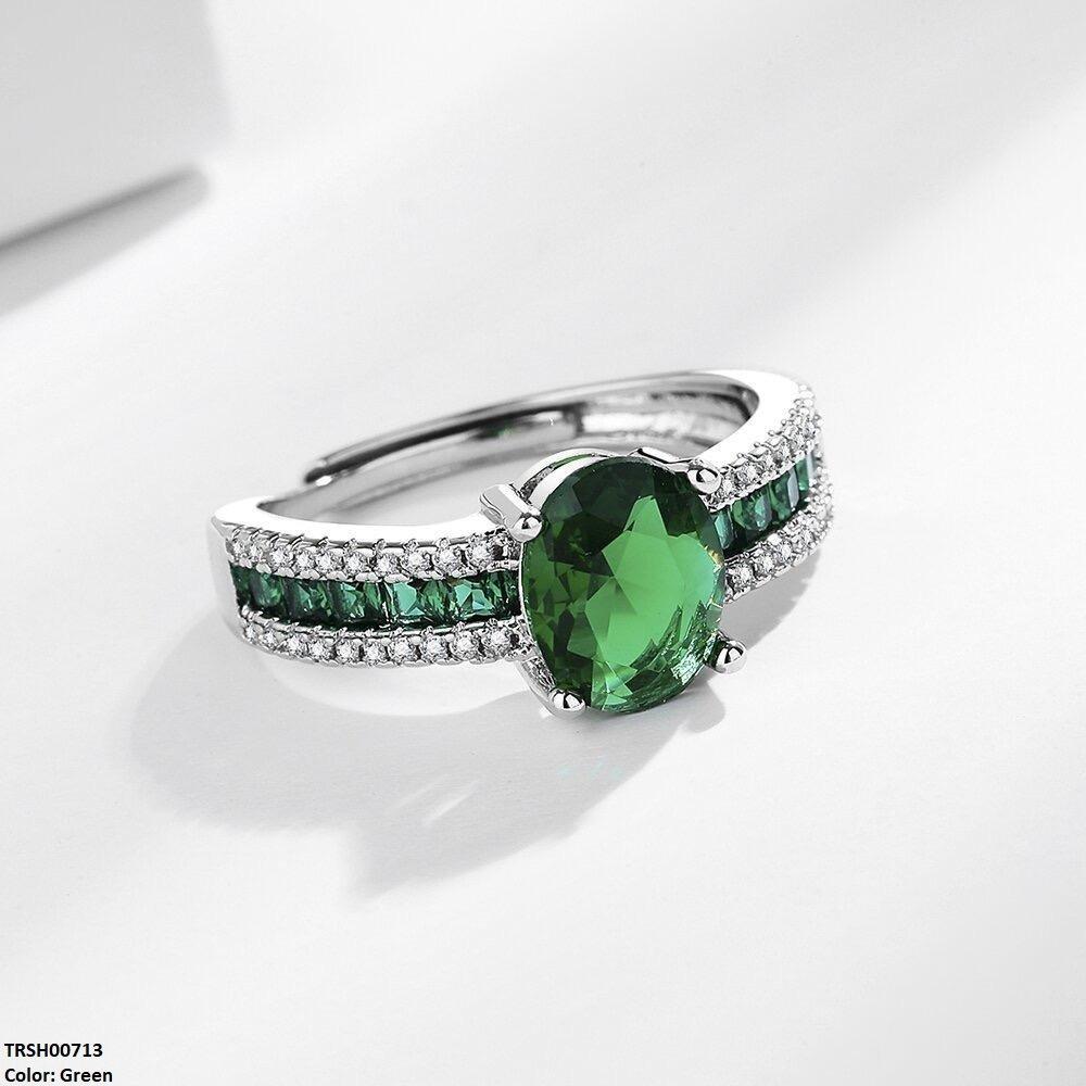 TRSH00713 BLX Oval/Square Layered Ring Adjustable - TRSH