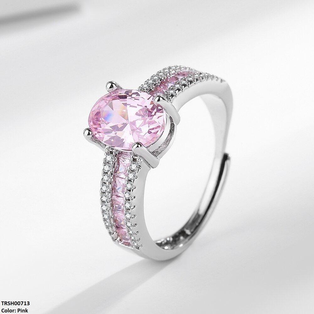 TRSH00713 BLX Oval/Square Layered Ring Adjustable - TRSH